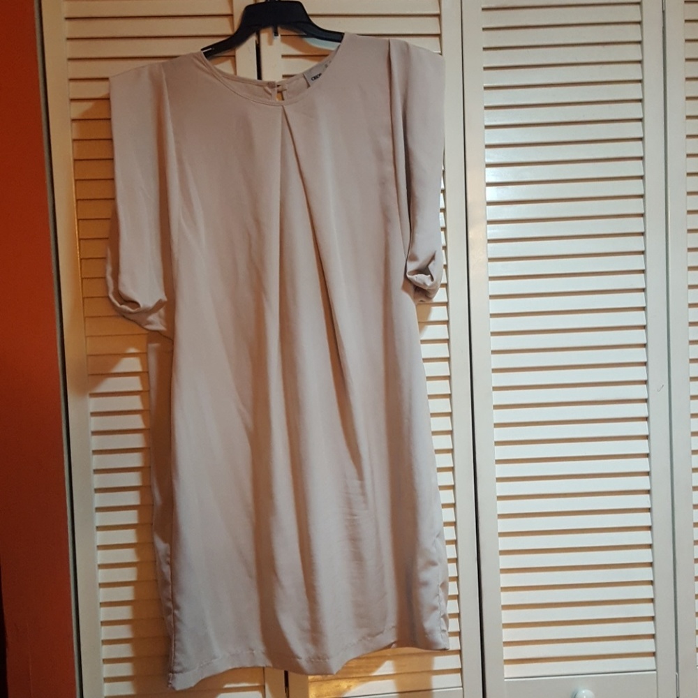 ASOS taupe dress
